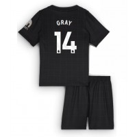 Stroje piłkarskie Tottenham Hotspur Archie Gray #14 Koszulka Wyjazdowej dla dzieci 2025-26 Krótki Rękaw (+ szorty)